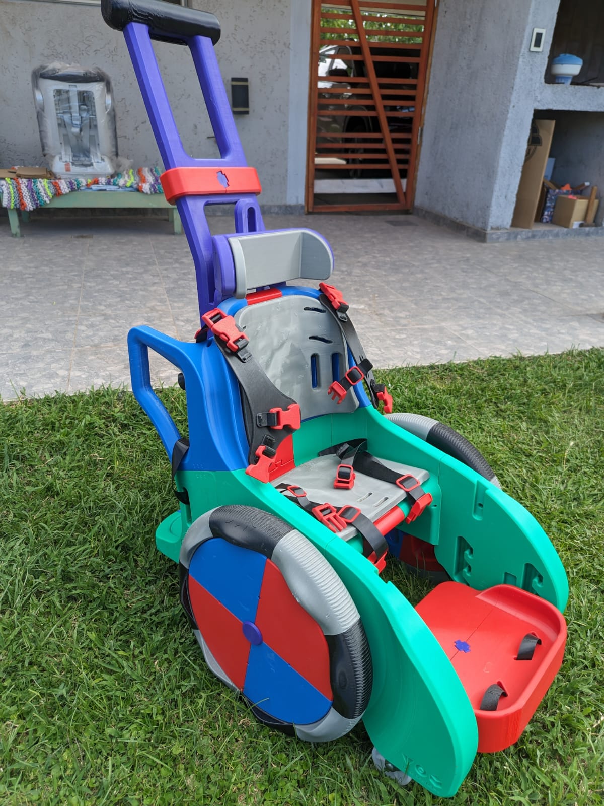 Silla de ruedas 3D